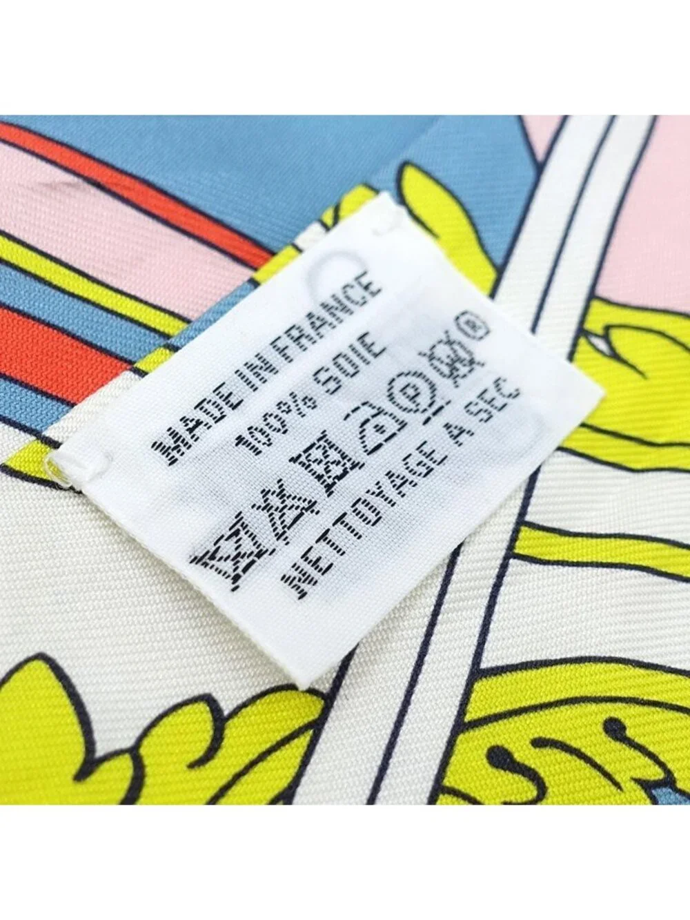 Hermes Scarf Twill Washingtons Carriage Detail George Washington's Silk 100%